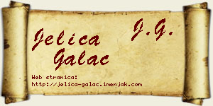 Jelica Galac vizit kartica